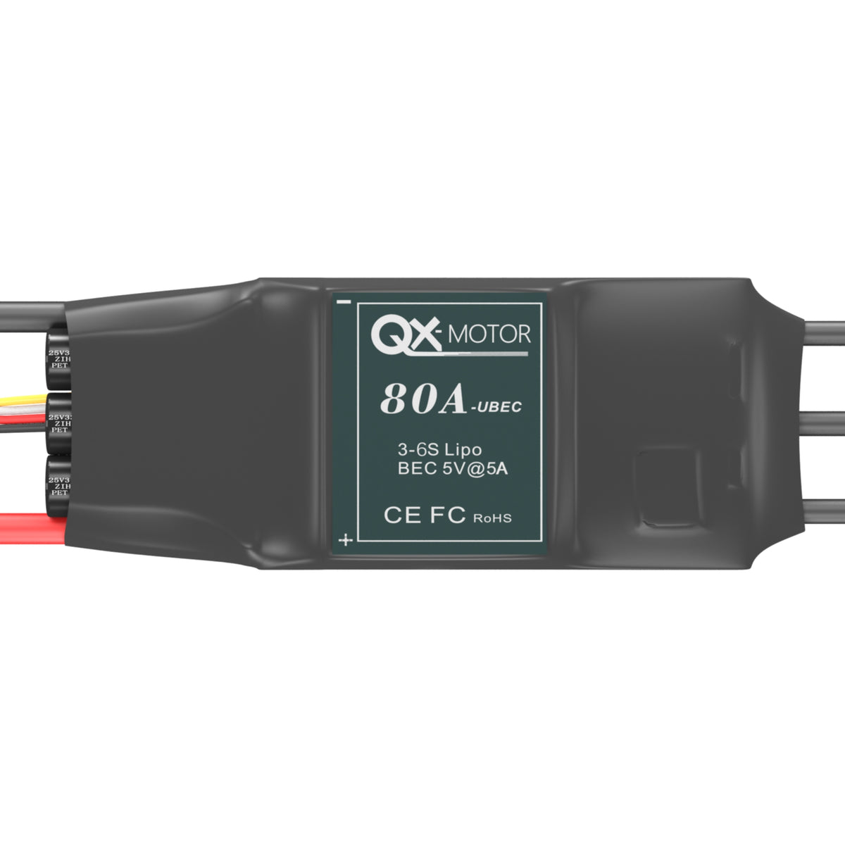 QX-MOTOR Brushless ESC 20A 30A 40A 50A 60A 80A Electronic Speed Controller 5V/2A 5V/5A BEC for RC Remote Control Aircraft Toys