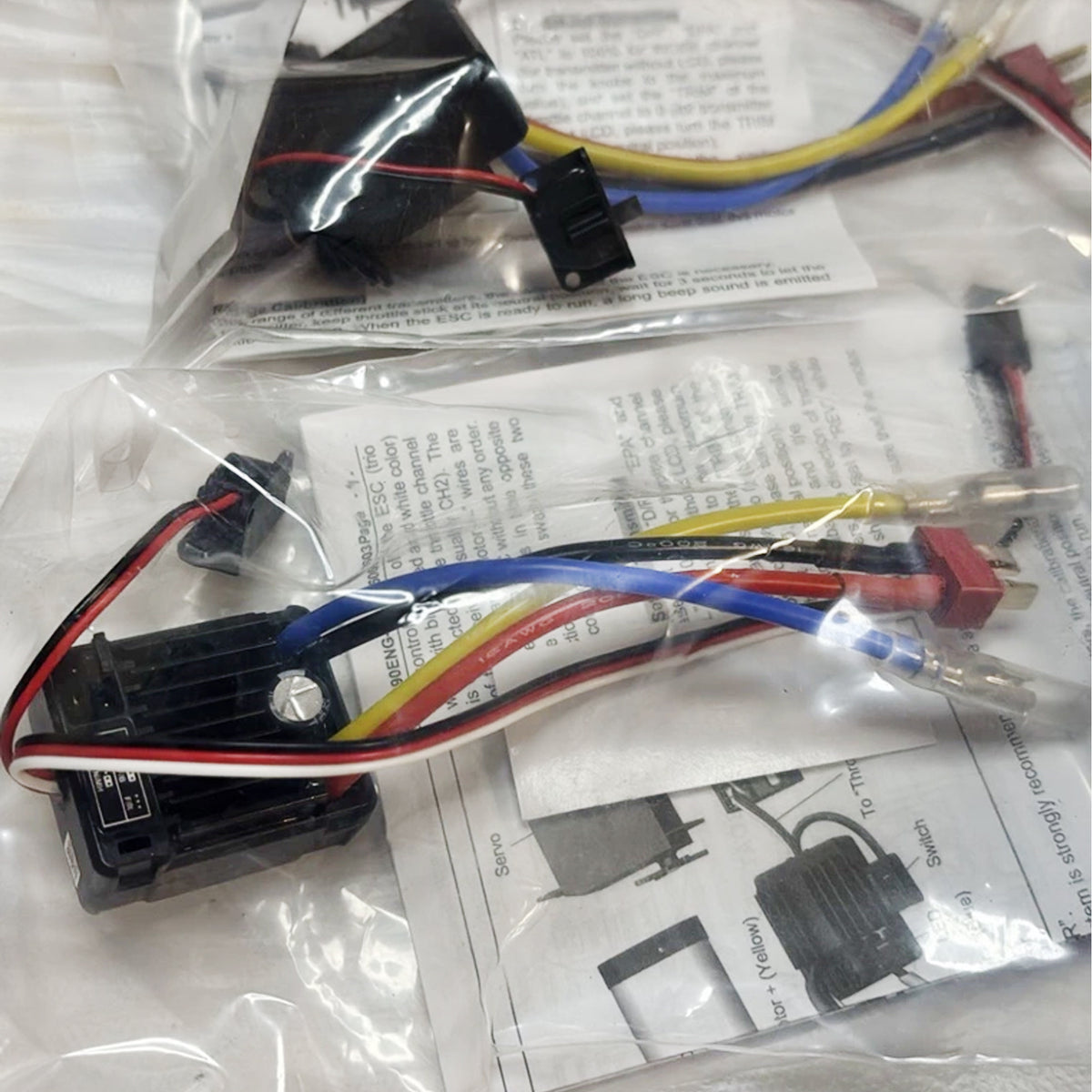 Hobbywing Quicrun WP-1060-RTR 2-3S 60A Waterproof Brushed ESC W/BEC 6V/3A for 1/10 RC Tamiya Traxxas Redcat HPI RC Car Parts