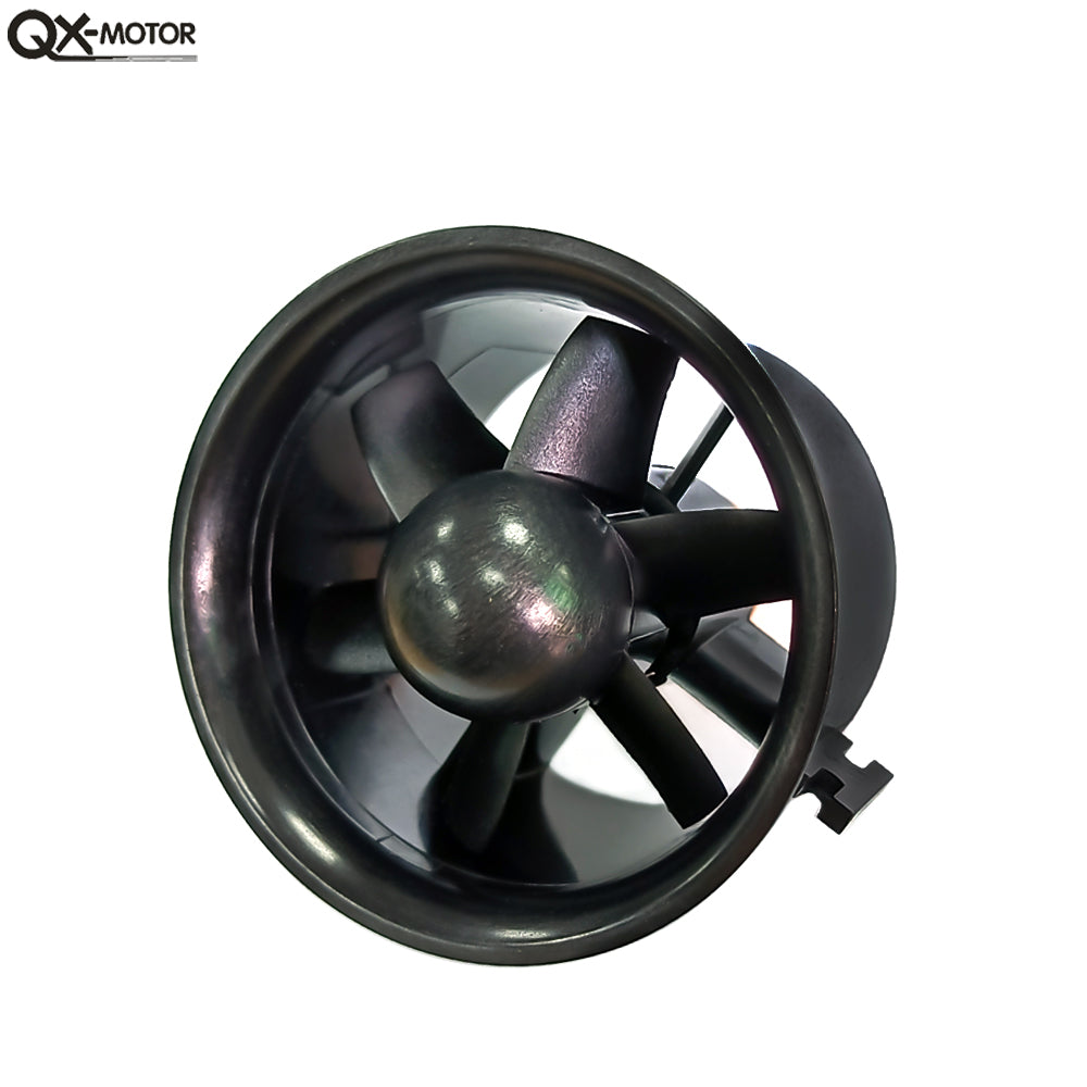 QX-MOTOR 70mm EDF 6 Blades Ducted Fan QF2822 QF2827 4S 6S Brushless Motor for FMS RC Drone DIY Parts