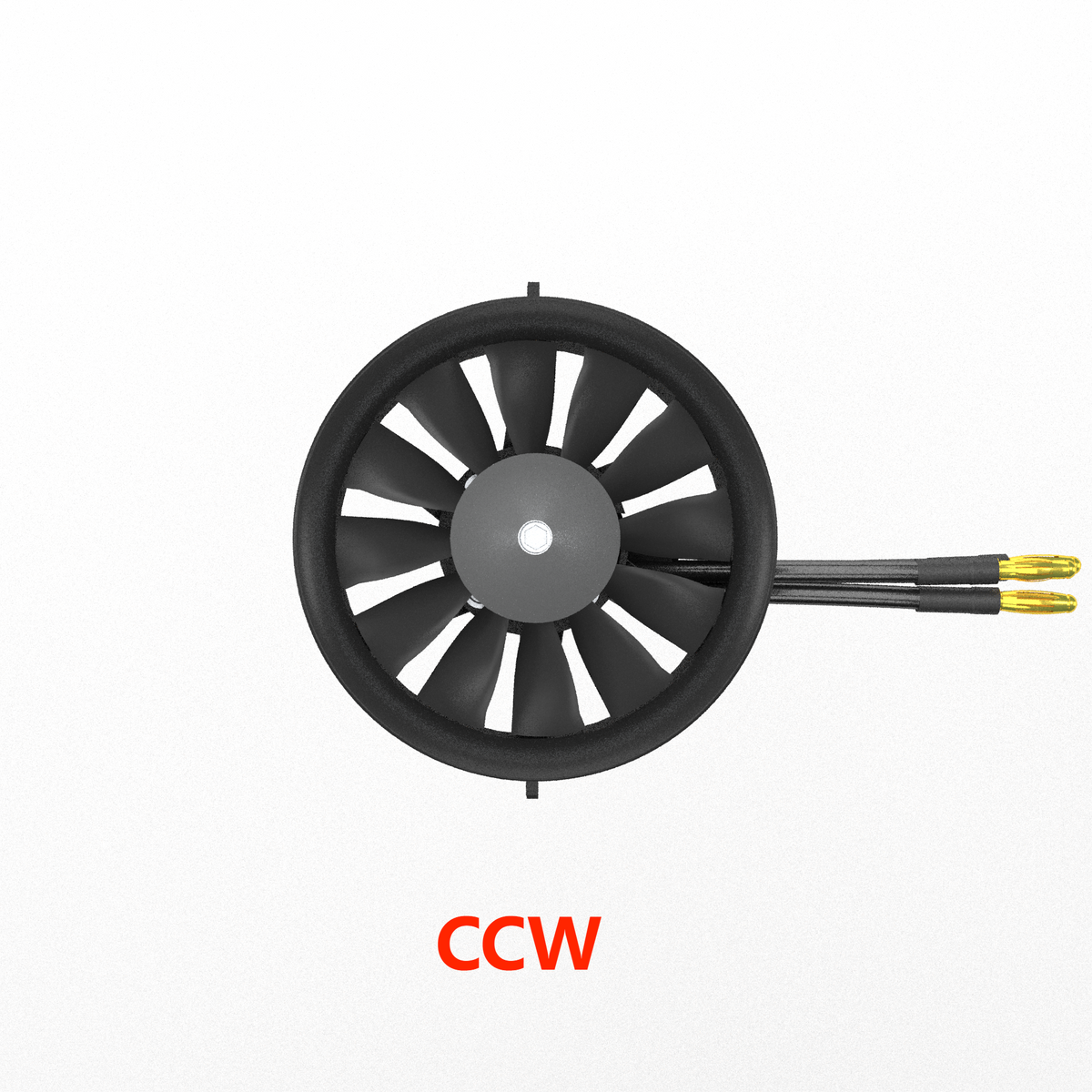 QX-Motor New 12 Blades Fan 70mm EDF  QF3027 2200KV 1100kv Brushless Motor CW CCW  For Remote Control Toy Accessories