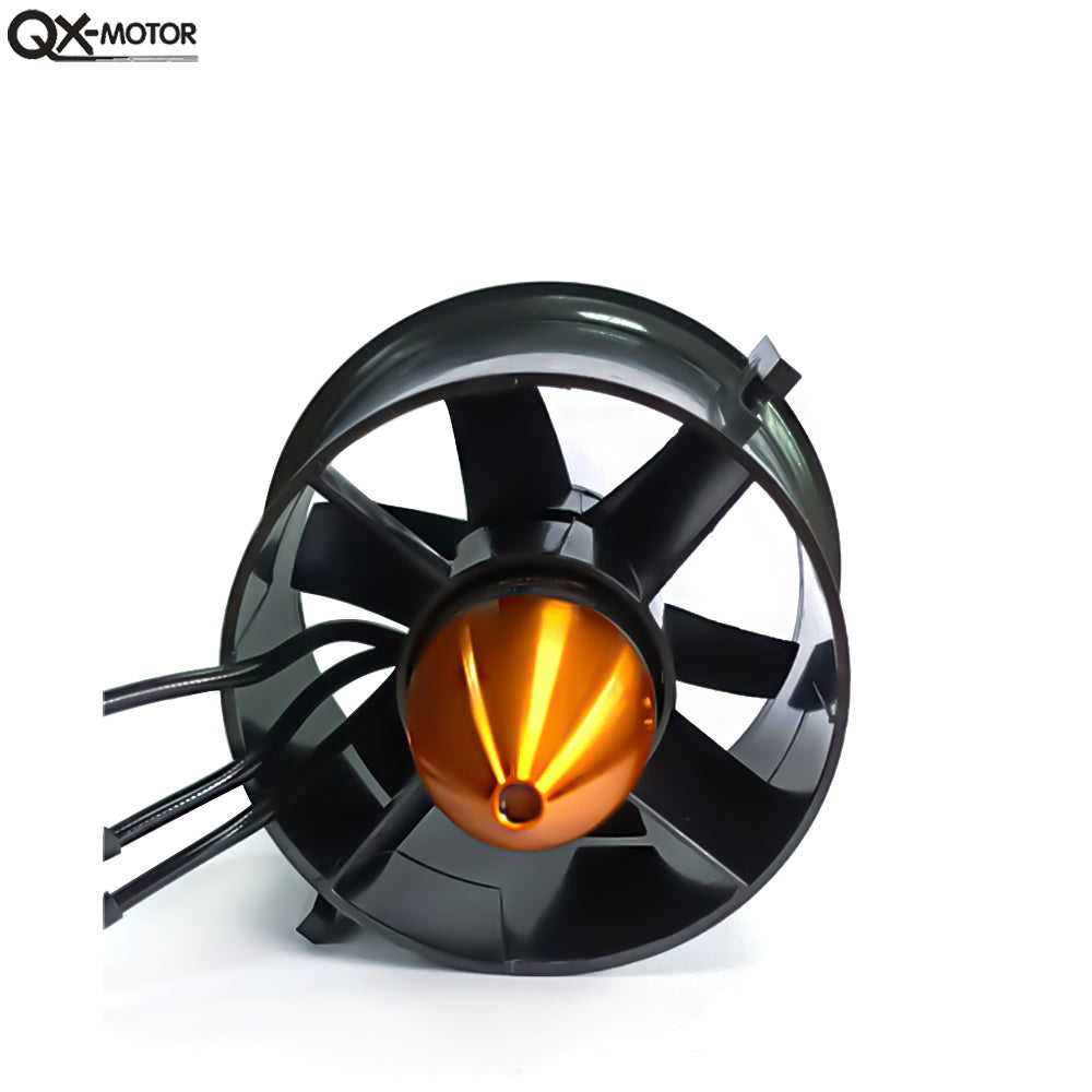 QX-MOTOR 70mm EDF 6 Blades Ducted Fan QF2822 QF2827 4S 6S Brushless Motor for FMS RC Drone DIY Parts