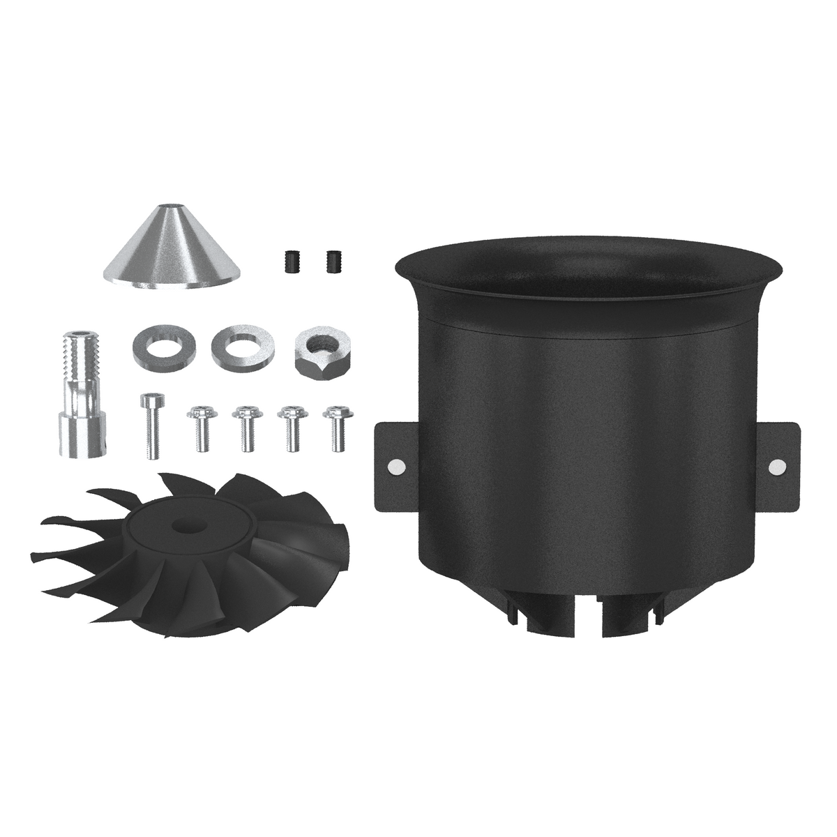 QX-Motor New 12 Blades Fan 70mm EDF  QF3027 2200KV 1100kv Brushless Motor CW CCW  For Remote Control Toy Accessories