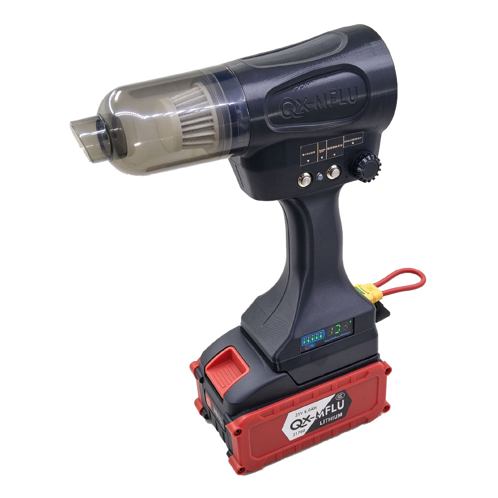 QX-MFLU 50mm Brushless Motor Thrust 65M/S Electric Turbo Fan Blower 550W Cordless Jet Fan Snow Leaf Dust Air Blowing Tool