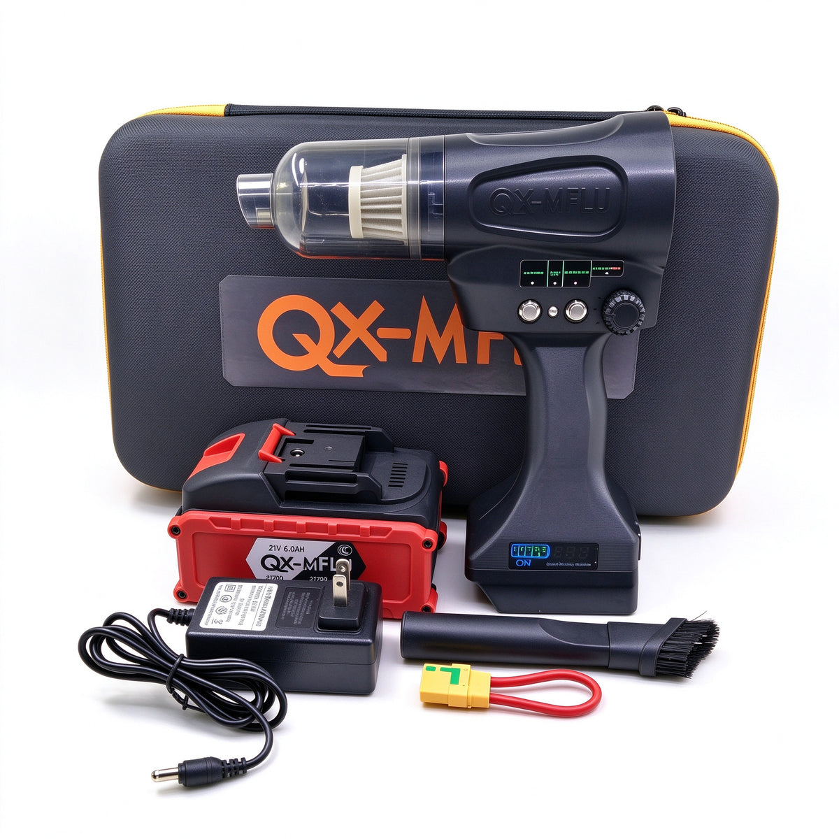 QX-MFLU 50mm Brushless Motor Thrust 65M/S Electric Turbo Fan Blower 550W Cordless Jet Fan Snow Leaf Dust Air Blowing Tool
