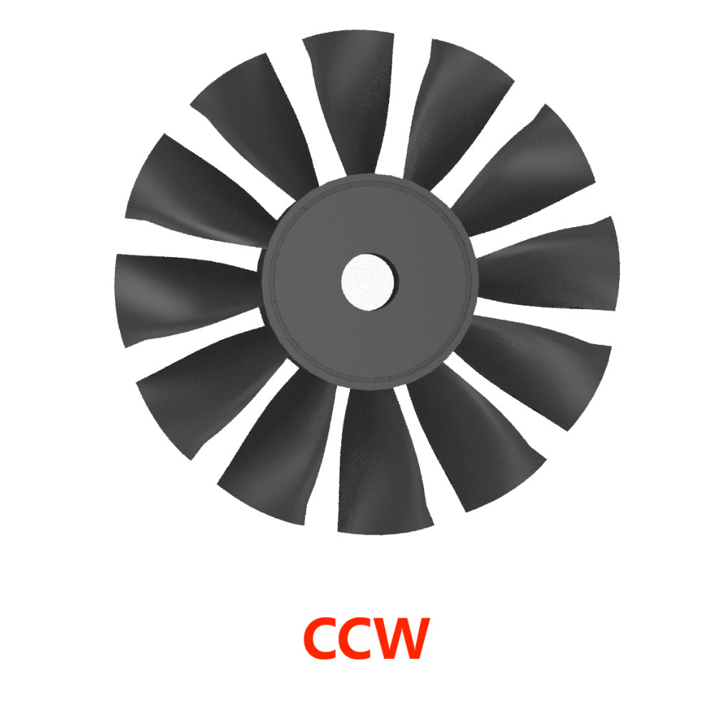 QX-MOTOR 30MM 50MM 64MM 70MM 80MM 90MM 120MM EDF no motor 6/12 Blades Ducted Fan For Remote Control Toy Parts