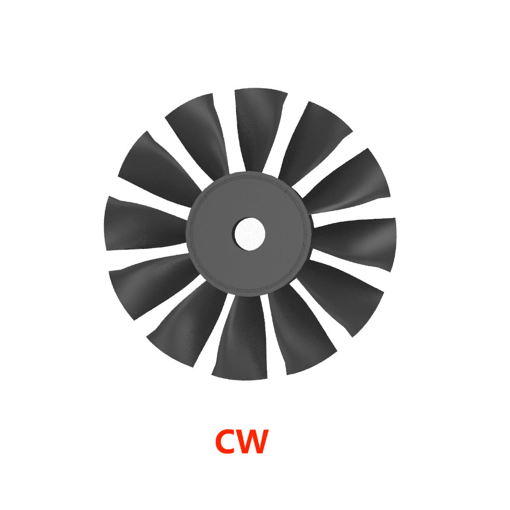 QX-MOTOR 30MM 50MM 64MM 70MM 80MM 90MM 120MM EDF no motor 6/12 Blades Ducted Fan For Remote Control Toy Parts