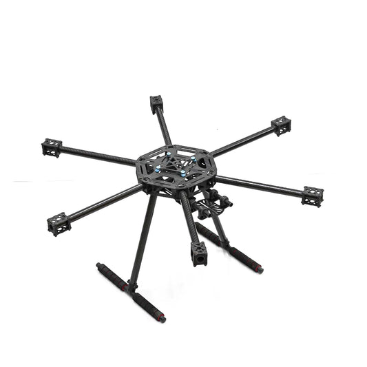 FPV Frame X6-X600 600mm Hexacopter Framework with Carbon Fiber Landing for RC Multicopter S550 SK500 Upgraded Version
