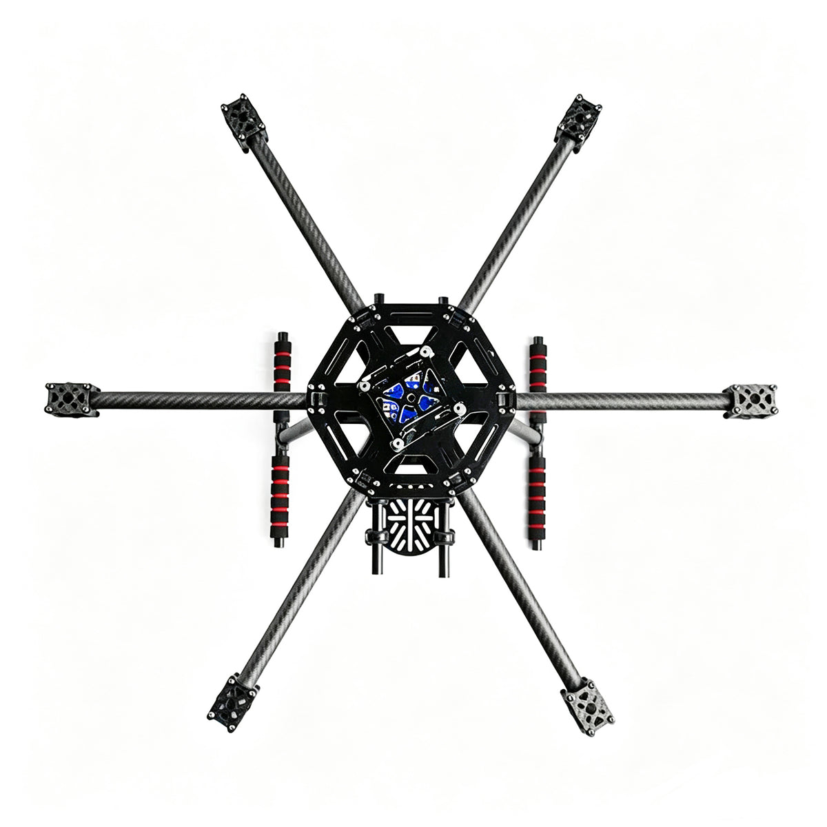 FPV Frame X6-X600 600mm Hexacopter Framework with Carbon Fiber Landing for RC Multicopter S550 SK500 Upgraded Version