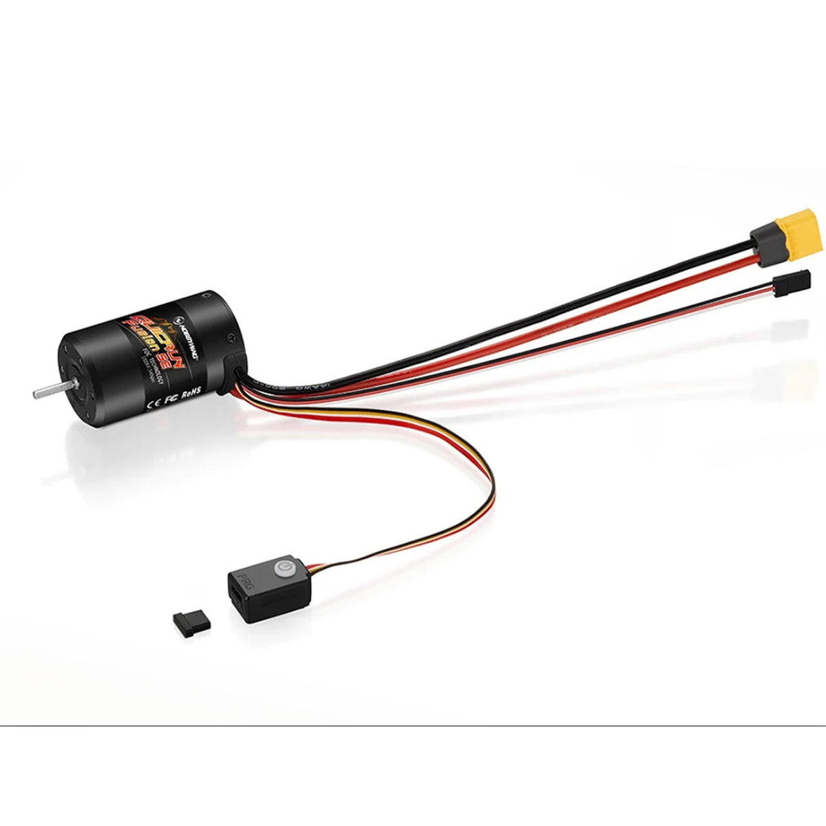 Hobbywing Quicrun Fusion SE 40A 1800kv 1200kv Brushless Motor ESC Combo 2-in-1 Sensored FOC for 1/10 1/8 RC Crawler Rock Car
