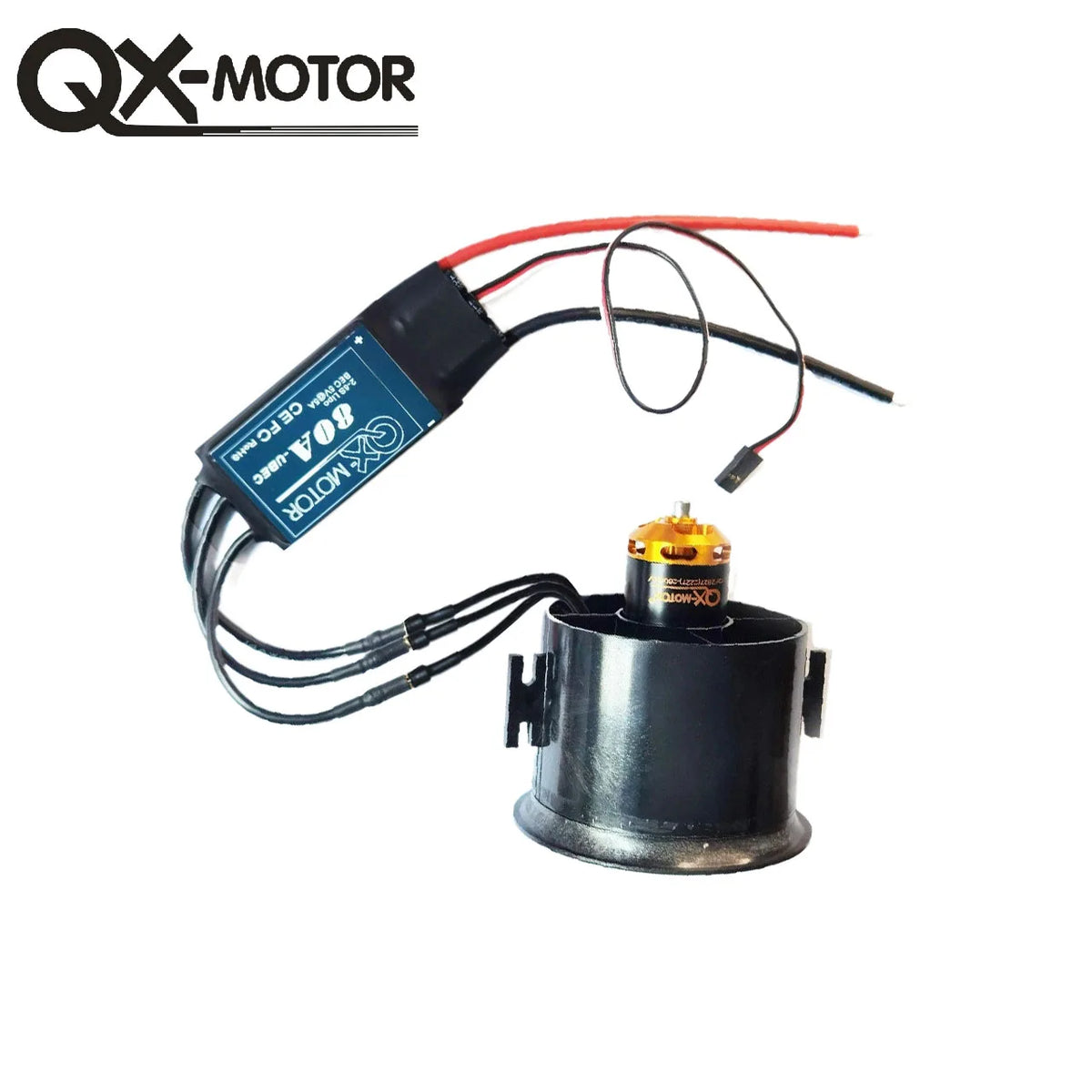 QX-MOTOR Brushless ESC 20A 30A 40A 50A 60A 80A Electronic Speed Controller 5V/2A 5V/5A BEC for RC Remote Control Aircraft Toys