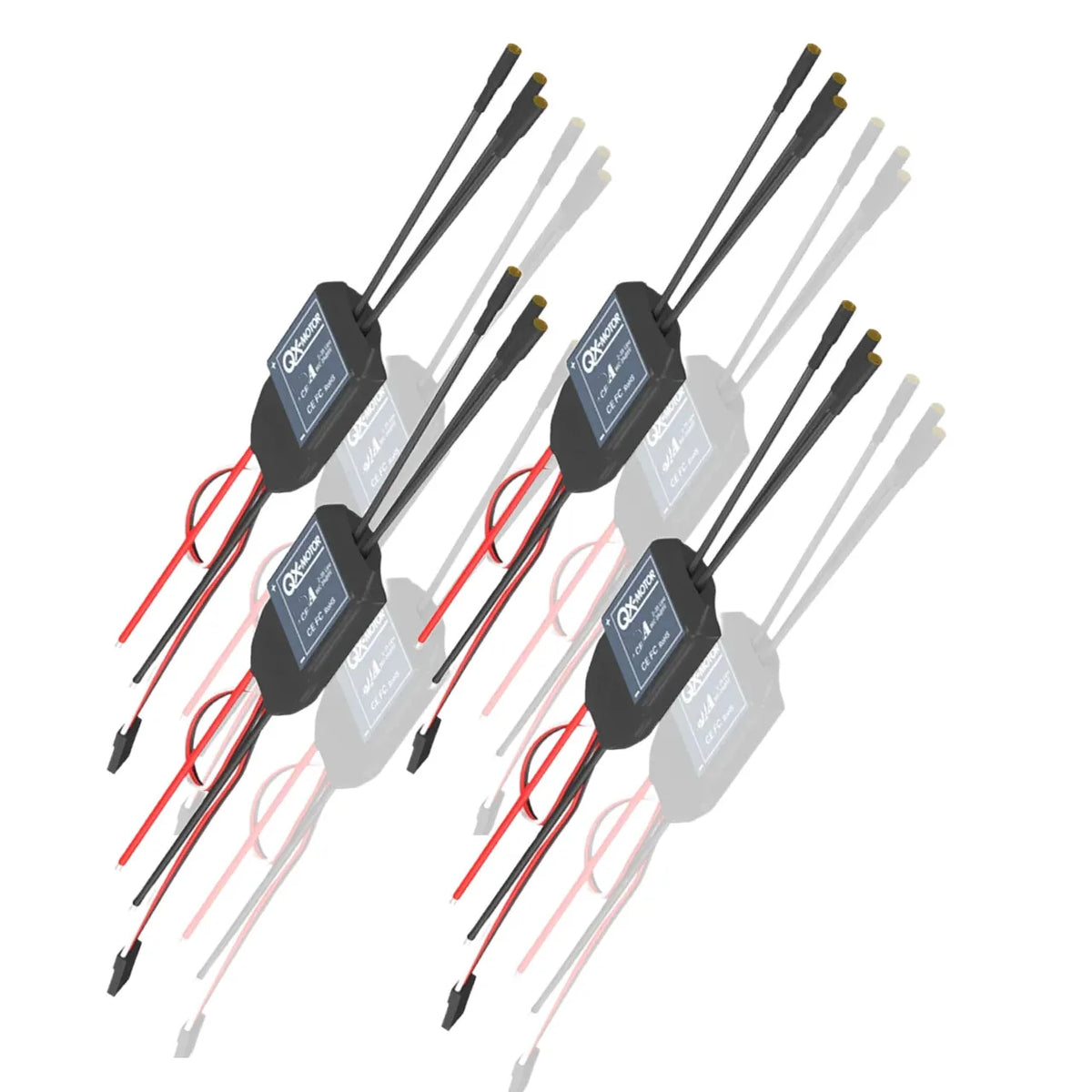 QX-MOTOR Brushless ESC 20A 30A 40A 50A 60A 80A Electronic Speed Controller 5V/2A 5V/5A BEC for RC Remote Control Aircraft Toys