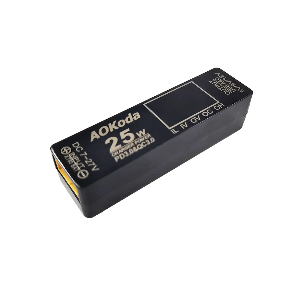 Power Converter Adapter AOKoda PD3.0 Quick  Lipo Battery xt60 To USB /Xt60 to T plug