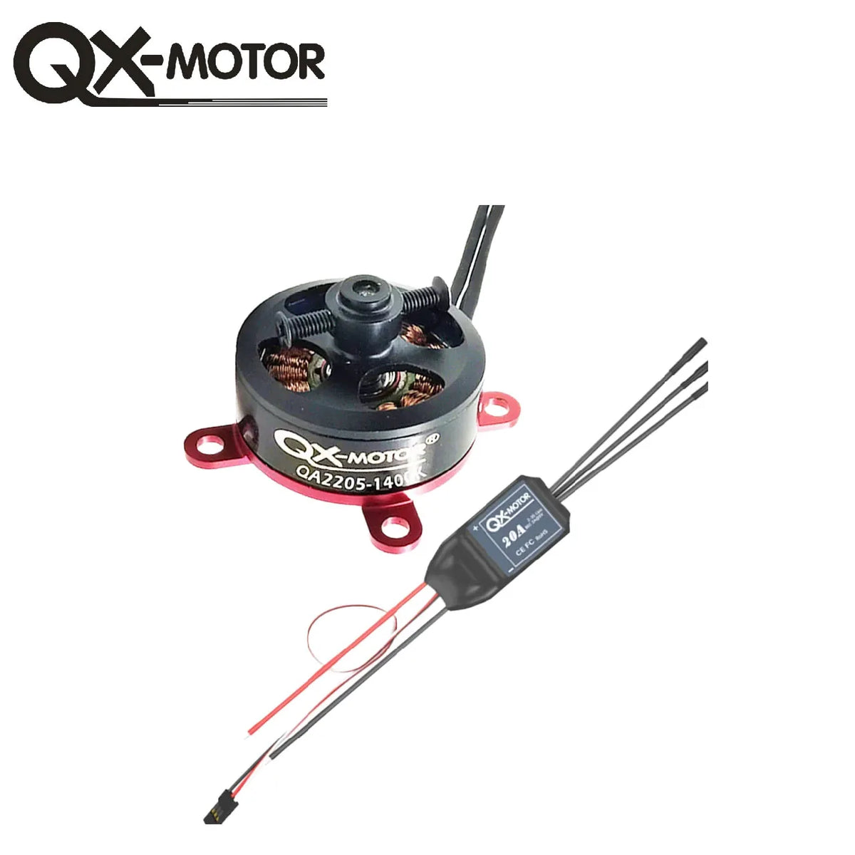 QX-MOTOR Brushless ESC 20A 30A 40A 50A 60A 80A Electronic Speed Controller 5V/2A 5V/5A BEC for RC Remote Control Aircraft Toys