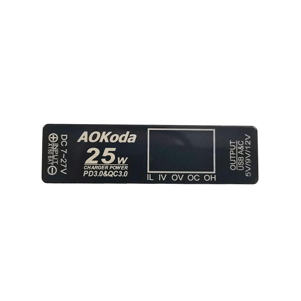Power Converter Adapter AOKoda PD3.0 Quick  Lipo Battery xt60 To USB /Xt60 to T plug