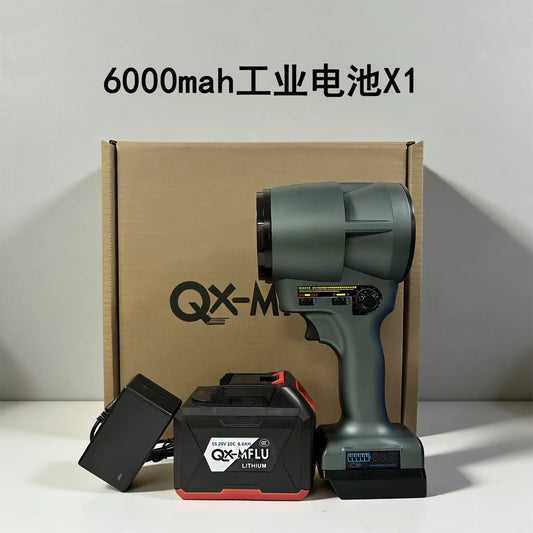 QX-MFLU 2000G 64mm portable violent fan, a powerful handheld fan suitable for outdoor water/dust/snow removal
