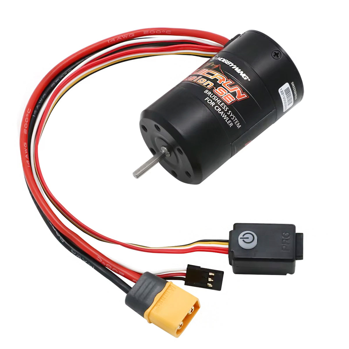 Hobbywing Quicrun Fusion SE 40A 1800kv 1200kv Brushless Motor ESC Combo 2-in-1 Sensored FOC for 1/10 1/8 RC Crawler Rock Car