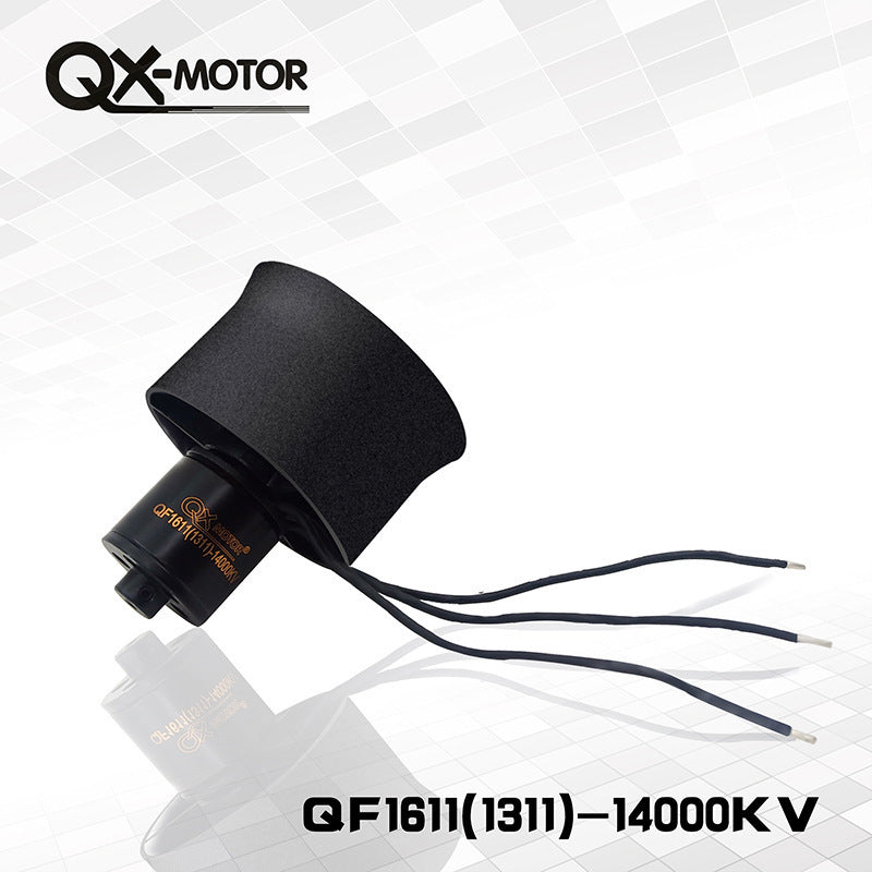 QX-Motor 30mm 6 Blades EDF Unit With QF1611 14000KV 7000KV 6000KV 5000KV 4000kv Brushless Motor