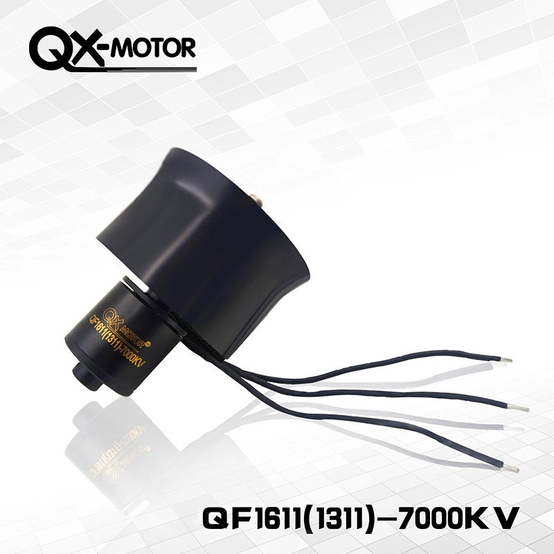 QX-Motor 30mm 6 Blades EDF Unit With QF1611 14000KV 7000KV 6000KV 5000KV 4000kv Brushless Motor