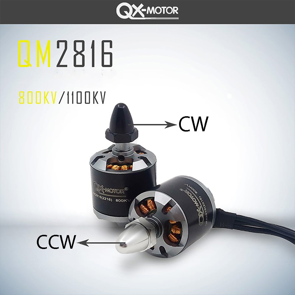 QX-Motor QM2816 2216 1100KV 800KV Brushless Motor 3S 4S Performance CW CCW for Remote control toy parts