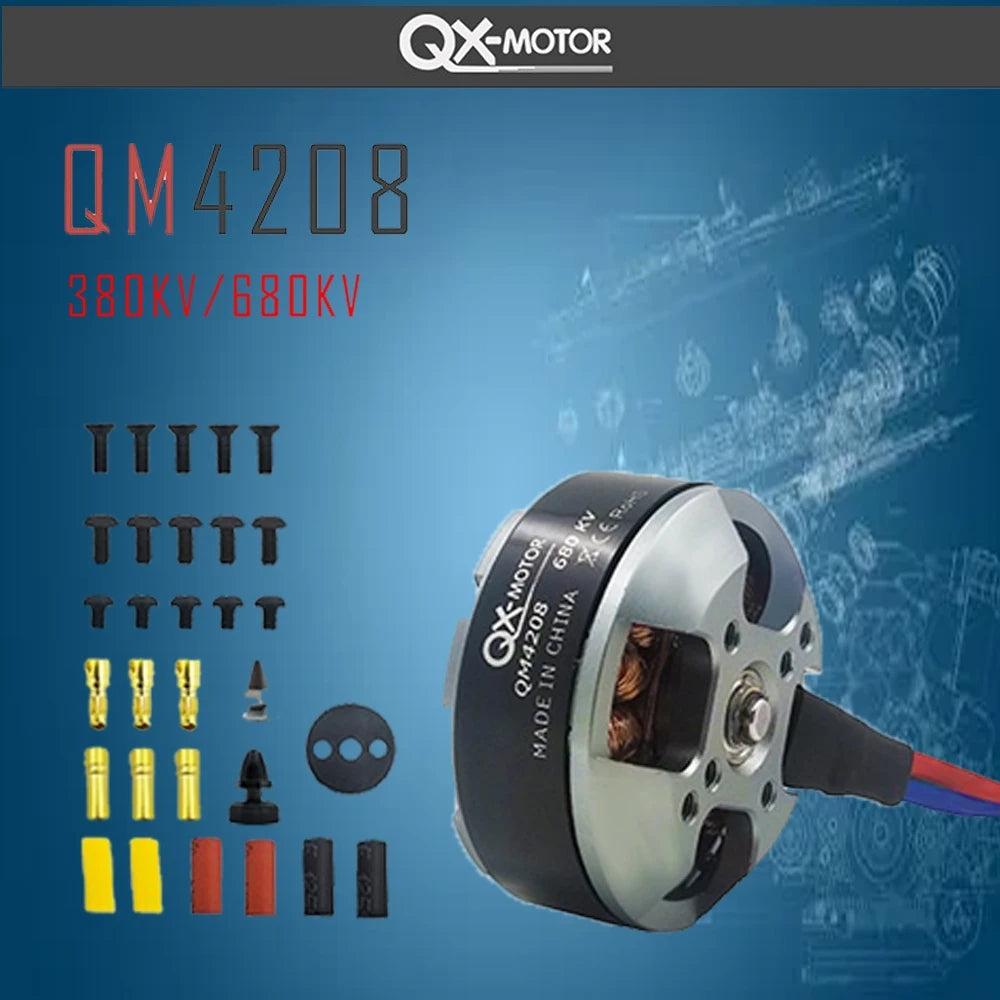 QX-MOTOR QM4208 380KV 680KV CWCCW 900kv Brushless Motor Accessories For RC Multirotor Quadcopter Hexa Drone